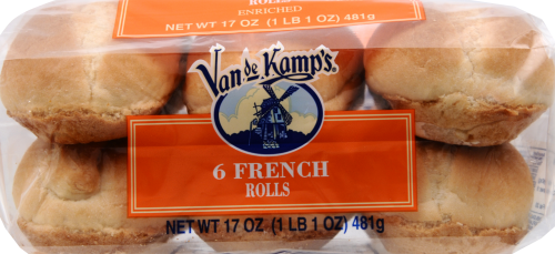 Van de Kamp's Buns Hoagie French White Perspective: bottom