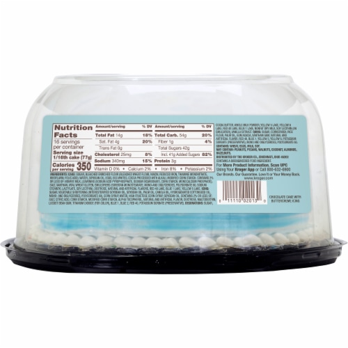 Bakery Fresh Goodness Double Layer Balloon Sky Chocolate Cake Perspective: bottom