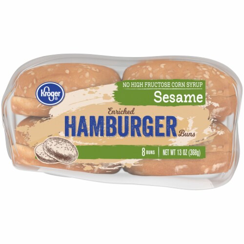 Kroger® Sesame Hamburger Buns Perspective: bottom
