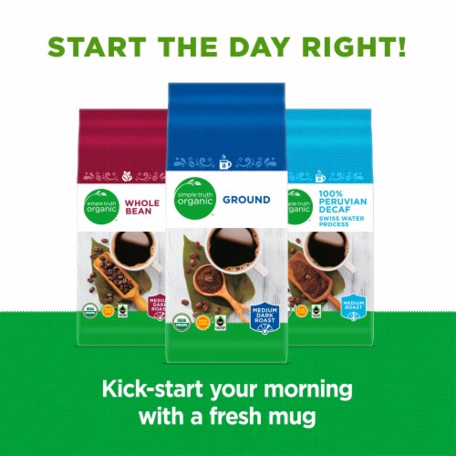 Simple Truth Organic™ Medium Dark Roast Ground Coffee Perspective: bottom