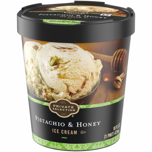 Private Selection® Pistachio & Honey Ice Cream Pint Perspective: bottom