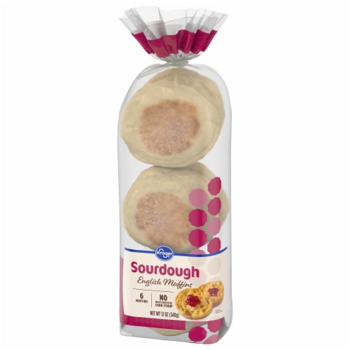 Kroger® Sourdough English Muffins Perspective: bottom