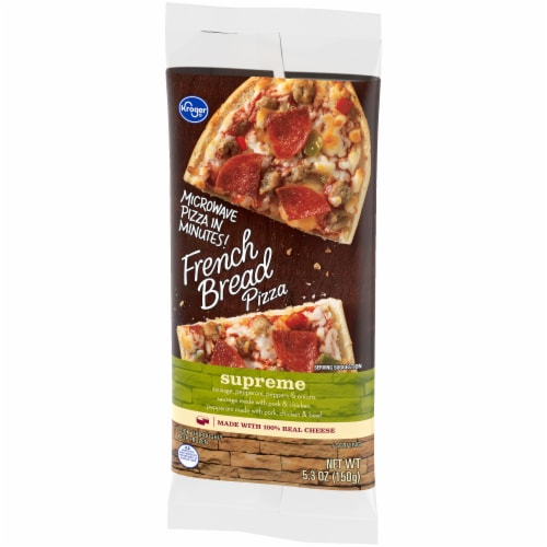 Kroger® Supreme French Bread Pizza Perspective: bottom