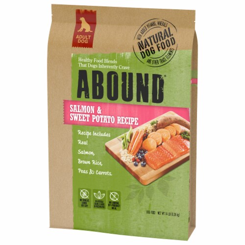 Abound™ Salmon & Sweet Potato Recipe Adult Dry Dog Food Perspective: bottom