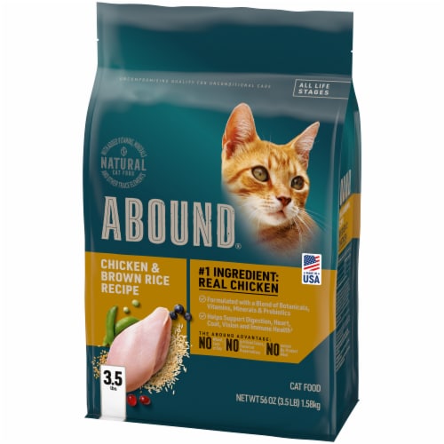 ABOUND® All Life Stages Dry Cat Food Chicken & Brown Rice Perspective: bottom