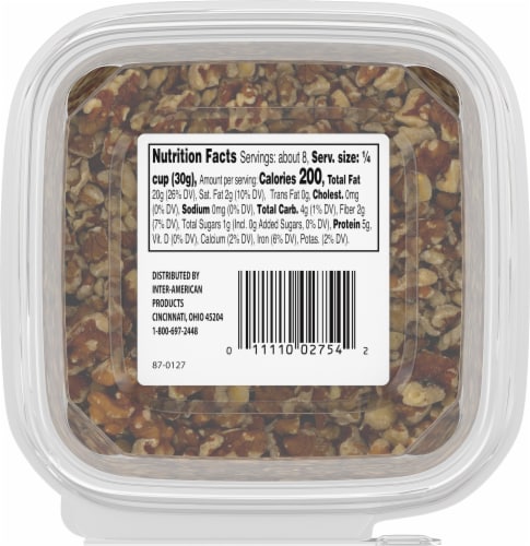 Pre Packaged Bulk Halves & Pieces Walnut  Nuts Perspective: bottom
