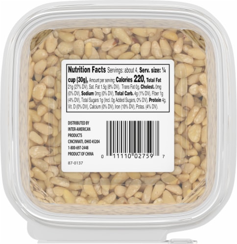 Pre Packaged Bulk Pine Nuts Perspective: bottom