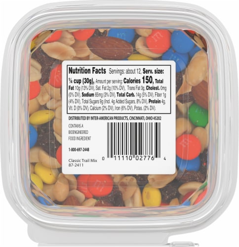 m&m trail mix