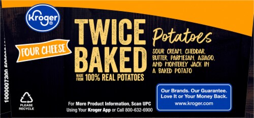 Kroger® Four Cheese Twice Baked Potatoes Perspective: bottom