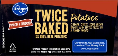 Kroger® Bacon & Cheddar Twice Baked Potatoes Perspective: bottom