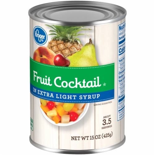Kroger® Canned Fruit Cocktail in Extra Light Syrup Perspective: bottom