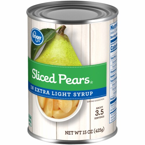 Kroger® Canned Pear Slices in Extra Light Syrup Perspective: bottom