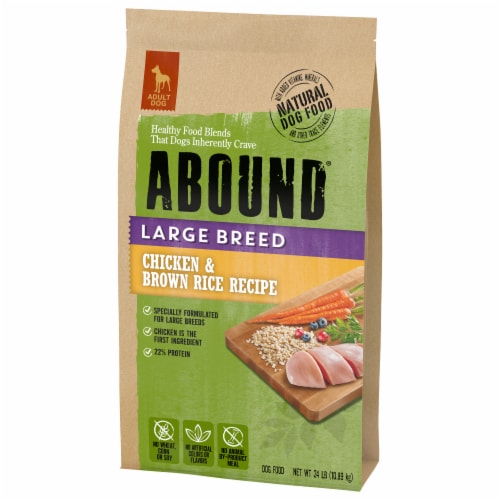 ABOUND Adult Large Breed Dry Dog Food Chicken and Brown Rice 24 lb Mariano s