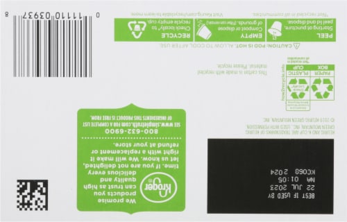 Simple Truth Organic® Breakfast Blend Mild Roast Coffee K-Cup Pods Perspective: bottom
