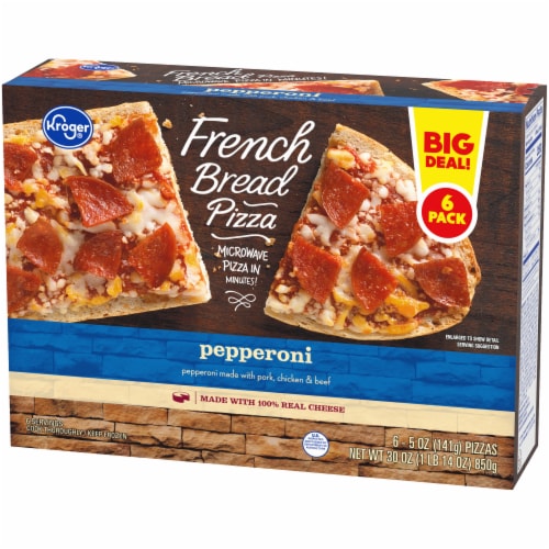 Kroger® Pepperoni French Bread Pizza BIG DEAL! Perspective: bottom