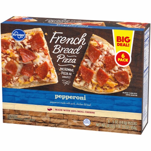 Kroger® Pepperoni French Bread Pizza BIG DEAL! Perspective: bottom