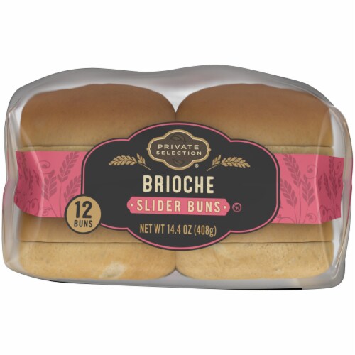 Private Selection® Brioche Slider Buns Perspective: bottom