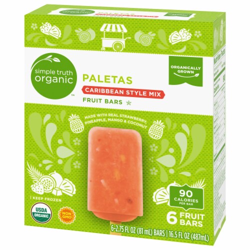 Simple Truth Organic® Paletas Caribbean Style Fruit Bars Perspective: bottom