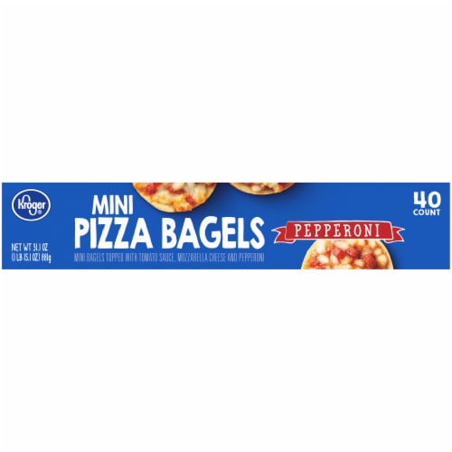 Kroger® Pepperoni Mini Pizza Bagels Perspective: bottom