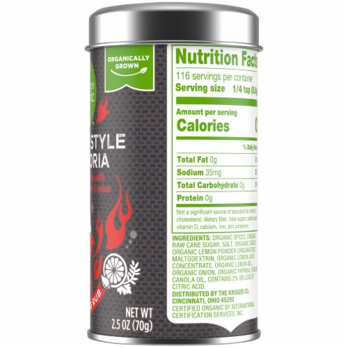 Simple Truth Organic™ Tuscan Style Trattoria Seasoning Rub Perspective: bottom