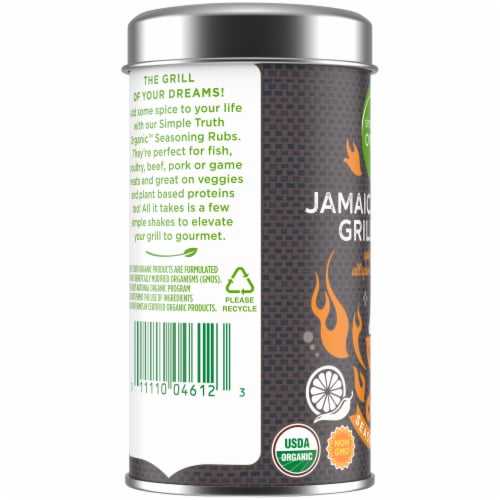 Simple Truth Organic™ Jamaican Style Grill Spice Seasoning Rub Perspective: bottom