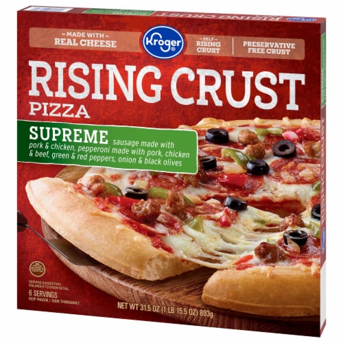 Kroger® Supreme Rising Crust Frozen Pizza Perspective: bottom