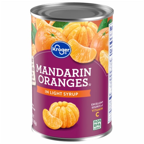 Kroger® Canned Mandarin Oranges in Light Syrup Perspective: bottom