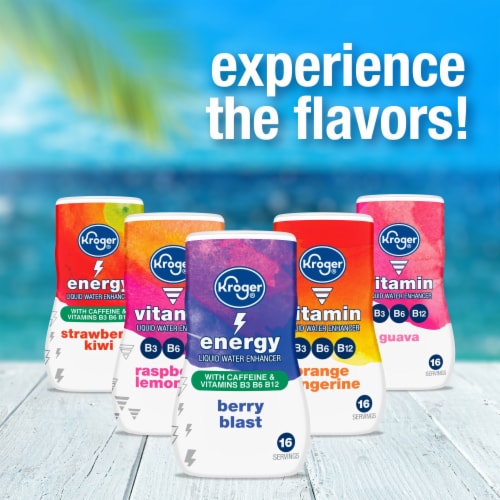 Kroger® Energy Cherry Limeade Liquid Water Enhancer Perspective: bottom