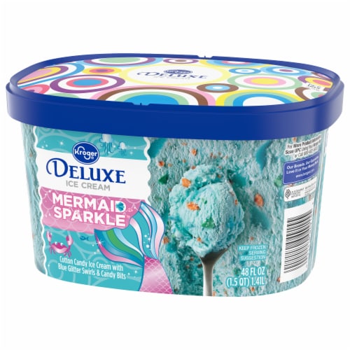 Kroger® Deluxe Mermaid Sparkle Ice Cream Tub Perspective: bottom