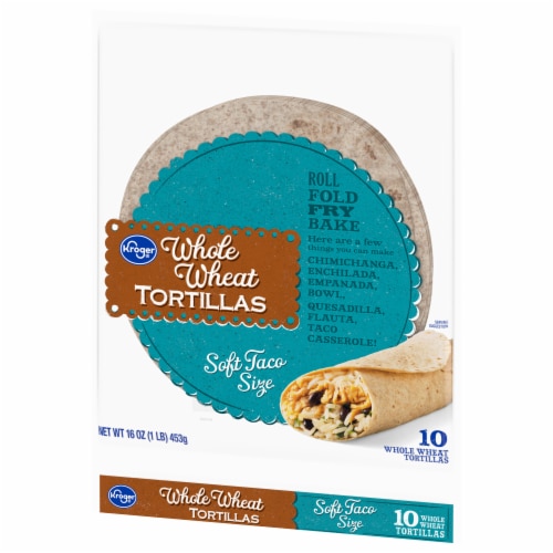 Kroger® Soft Taco Size Whole Wheat Tortillas Perspective: bottom
