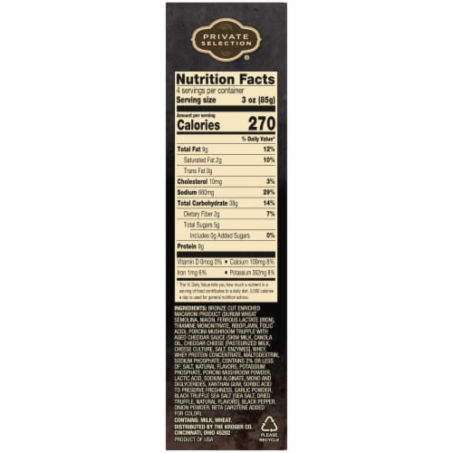 Private Selection® Porcini Mushroom Truffle with Aged Cheddar Macaroni and Cheese Perspective: bottom
