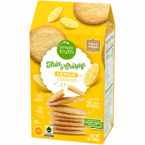 Simple Truth® Thin & Crispy Lemon Cookies Perspective: bottom