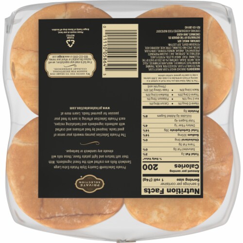 Private Selection® Country Potato Bun Perspective: bottom
