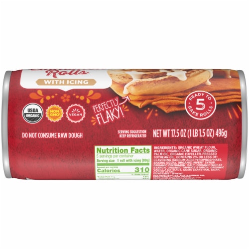 Simple Truth Organic™ Ready To Bake Jumbo Cinnamon Roll Perspective: bottom