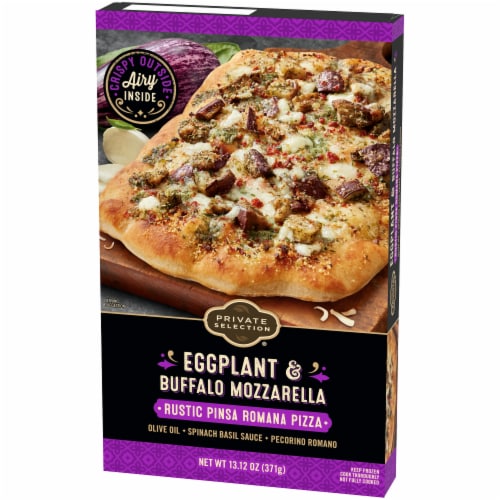 Private Selection® Eggplant & Buffalo Mozzarella Rustic Pinsa Romana Crust Frozen Pizza Perspective: bottom