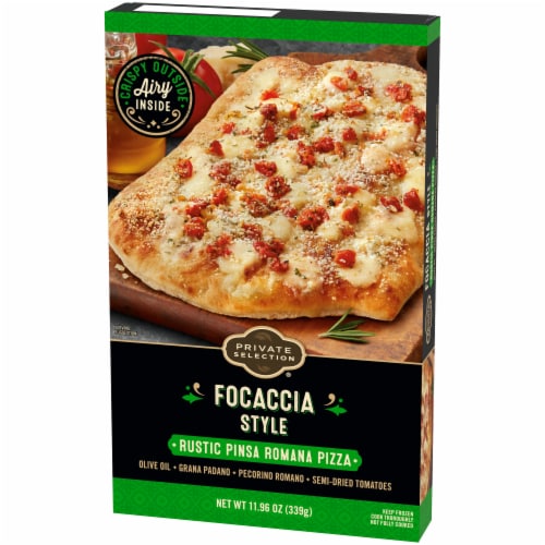 Private Selection® Focaccia Style Rustic Pinsa Romana Crust Frozen Pizza Perspective: bottom