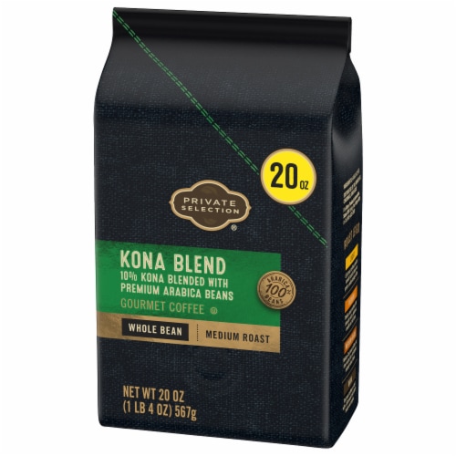 Private Selection® Kona Blend Medium Roast Whole Bean Coffee Perspective: bottom