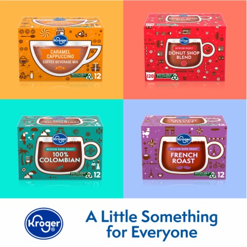Kroger® Hazelnut Light Roast Coffee Pods Perspective: bottom