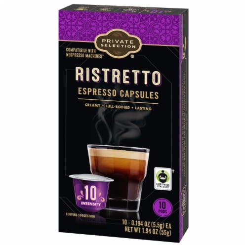 Private Selection® Coffee Capsules for Nespresso Original Machines Ristretto Espresso Dark Roast Perspective: bottom
