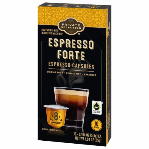 Private Selection® Coffee Capsules for Nespresso Original Machines Forte Espresso Dark Roast Perspective: bottom