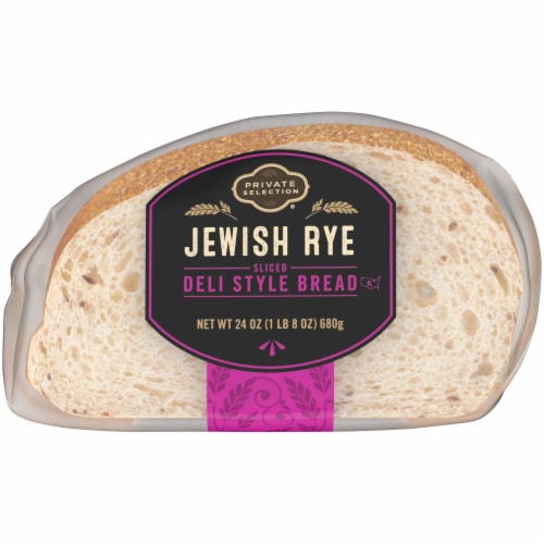 Private Selection® Jewish Rye Sliced Deli Style Bread Perspective: bottom
