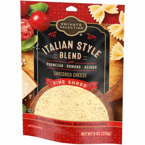 Private Selection® Italian Style Blend Fine Shredded Cheese Perspective: bottom