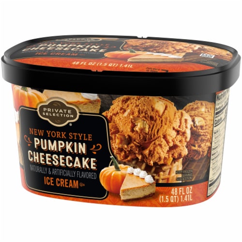 Private Selection® New York Style Pumpkin Cheesecake Ice Cream Perspective: bottom
