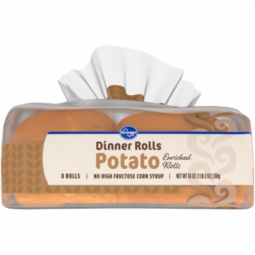Kroger® Enriched Potato Dinner Rolls Perspective: bottom