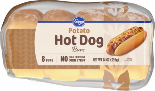 Kroger® Potato Hot Dog Buns Perspective: bottom