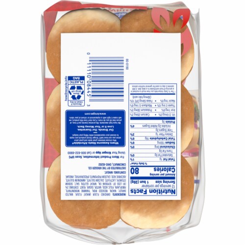 Kroger® Enriched Slider Sandwich Buns Perspective: bottom