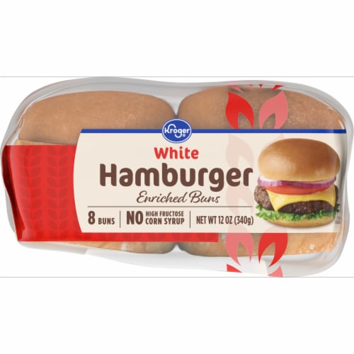 Kroger® Enriched White Hamburger Buns Perspective: bottom