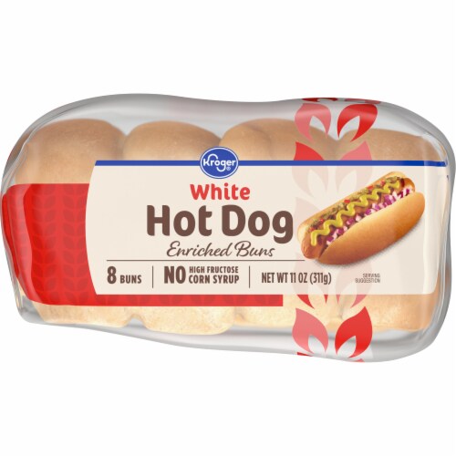 Kroger® Enriched White Hot Dog Buns Perspective: bottom