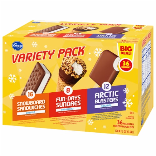 Kroger® Variety Pack Assorted Frozen Novelties BIG DEAL! Perspective: bottom
