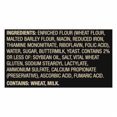 Private Selection® Wide Pan Buttermilk Bread Perspective: bottom